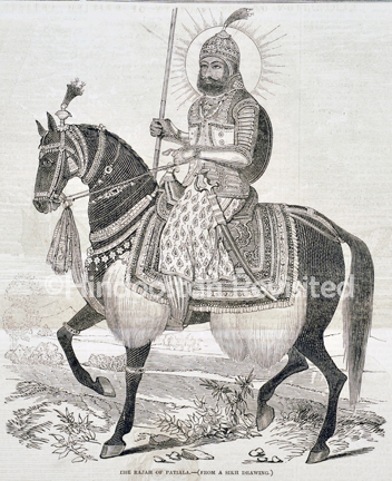 /data/Original Prints/Portraiture, Portraits, Occupations, Trades and Professions, People/THE RAJAH OF PATIALA (FROM A SIKH DRAWING).jpg